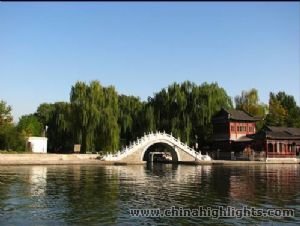 The waterway in Beijing now is changed from the royal river system in Qing Dynasty.
